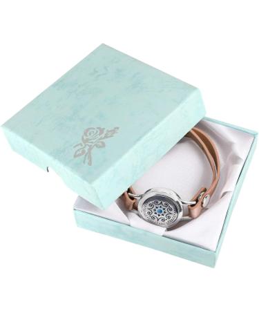 Phogary Aromatherapy Bracelet - Mandala Pattern Aroma Oil Diffuser & Stainless Steel Jewelry Gift for Valentine's Day Mother's Day Birthdays - Buy Online on GoSupps.com