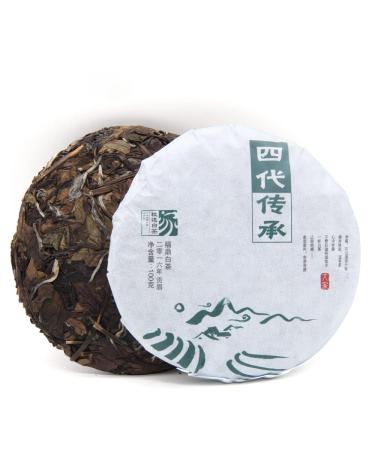 LWXLJMJZC-2016 ans G teau au Th Blanc Shoumei Fuding Th Blanc Chine 100g White Tea Cake