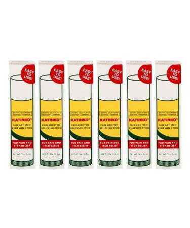 Katinko Pain and Itch Relieving Stick 12g - Effective for Muscle Strain Neck Stiffness Rheumatism and Bruises (6)