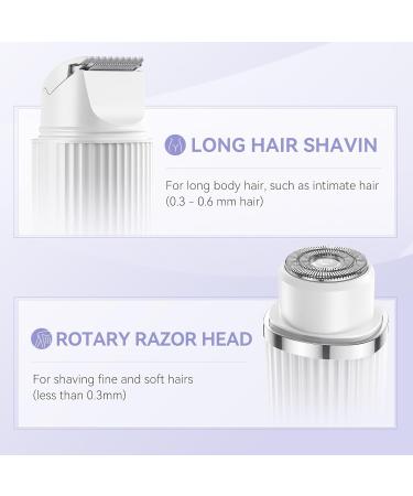 Razor Women 2-in-1 Intimate Electric Shaver | Waterproof IPX7 Trimmer for Bikini Zone | Wet & Dry Use - Buy Online on GoSupps.com