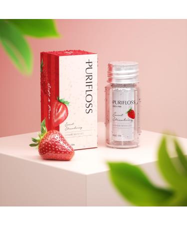 Premium Expanding Woven Dental Floss - PTFE & PFAS Free - Sweet Strawberry - Dentist Recommended - Kid Friendly - Vegan & Cruelty Free - 30yd - Shop Internationally - Buy Online on GoSupps.com