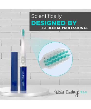 Quick Sonic Electric Toothbrush for Adults | Smart Rechargeable Battery Toothbrush for Superior Plaque Removal & Deep Cleaning - Blue - Buy Online on GoSupps.com
