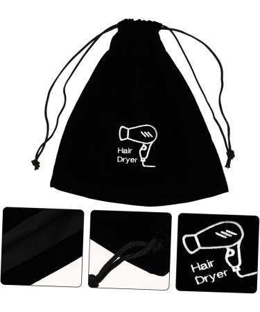 Didiseaon 2 Pcs Hair Dryer Storage Bag Purse Storage Organizer Hairdryer Plush Tool Drawstring Bag Flannel - Buy Online on GoSupps.com