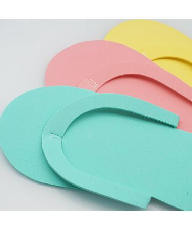 Miaija 24 Pairs Pedicure Slippers Soft Comfortable Travelling Hotel Flip Flops Lightweight Random Color Flip Flop for Spa Pedicure Travel Supplies - Buy Online on GoSupps.com