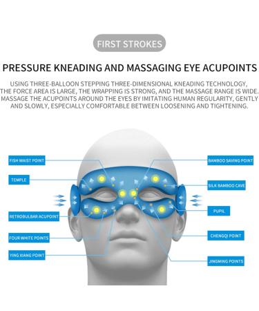 Buy Vibration Massage Heating Foldable Electric Eye Massager with Bluetooth Music - Timed Operation & Relaxation | XZWLD - Fast International Shipping - Buy Online on GoSupps.com