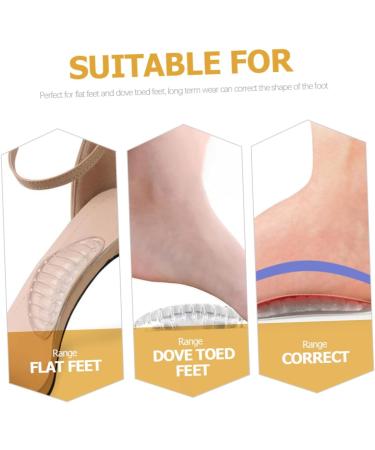 FOMIYES 12 Pairs Striped Arch Pads - Men's Insoles for Ultimate Foot Comfort & Support - Gel Cushion Foot Arch Supports - Buy Online on GoSupps.com