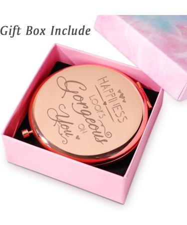 Personalized Compact Mirror: Unique Inspirational Gifts for Women - Mother's Day, Birthday, Friendship, Graduation - Buy Online on GoSupps.com