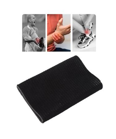 Buy Compression Ankle Support Sleeve | Elastic Ankle Brace for Athletes Dancers & Workers - Breathable Fabric (Black) - International Shipping Available - Buy Online on GoSupps.com