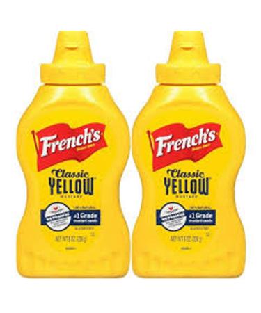 French's French's Pack of 2 Classic Yellow Mustard Packs (2 x 397 g)