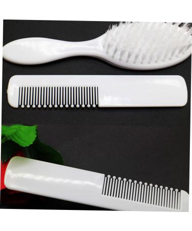 Hohopeti 3-Piece Baby Hairbrush & Comb Set - Gentle Baby Grooming Kit for Infant and Toddler - Scalp Massage Combs - Perfect Baby Shower Gift - Buy Online on GoSupps.com