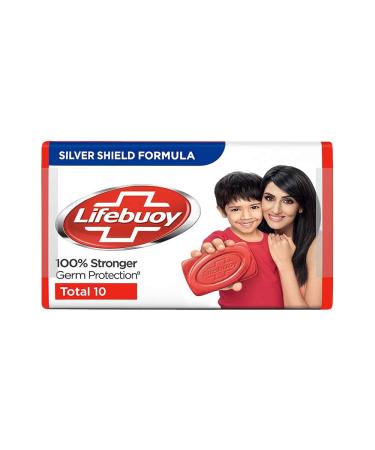 Lifebuoy Total 10- Soap Bar - 125g X 12 Bars (125g X 12 Bars)