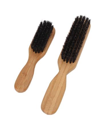 Ergonomic Bamboo Beard Brush for Men - Reinforced Handle Portable & Versatile Styling Tool - Buy Online on GoSupps.com