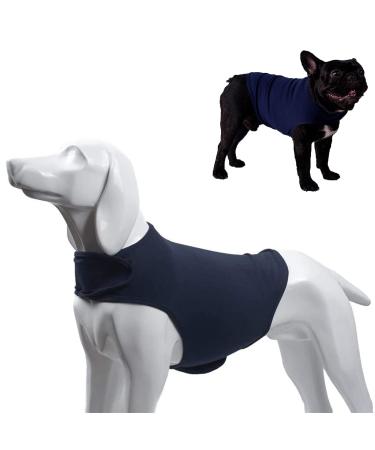 Anti -stress vest for dogs dog coat soothing vests for dogs to relieve anxiety and anxiety dog dog anxiety shirt soft (blue s)