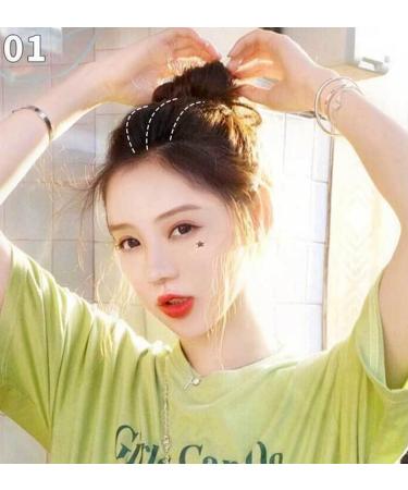 Ericotry Women's Invisible Hair Bun Clip | Dark Brown Fluffy Princess Styling Insert Tool - Buy Online on GoSupps.com