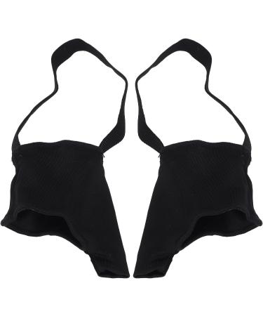 Pinky Toe Bunionette Sleeves - Reduce Pressure & Corrector for Feet Relief - Elastic Strap Toe Protector - Black 1 Pair - Buy Online on GoSupps.com