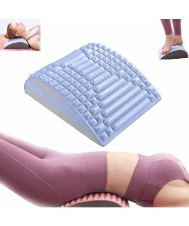 Acemend Refresh- neck and back extensor Sciatica Pain Relief Devices multi-level adjustable spine plate back stretch device to relieve neck pain & back pain Blue