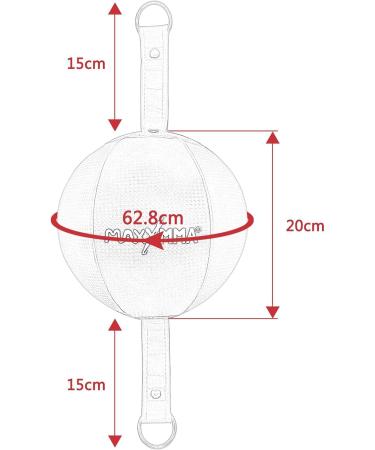 MaxxMMA Double End Ball with Pump - Durable Training Equipment - Buy Online on GoSupps.com