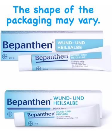 Bepanthen Wound Healing Ointment - Promotes Healing of Small Cuts and Cracked Skin - 20g/0.70 Fl.oz - Buy Online on GoSupps.com