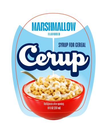 Marshmallow Flavored Cerup Syrup for Cereal - Fun and Tasty Breakfast Idea for Kids and Adults - Various Flavors Available - Buy Online on GoSupps.com