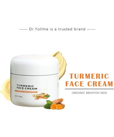 Moisturizing Face Lotion50g Moisturizing Daily Skin Firming Cream for Face Multifunctional Turmeric Dark Spots Corrector Cream Nongreasy Skin Face Cream for Aokley - Buy Online on GoSupps.com