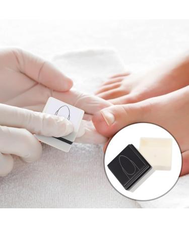 Lurrose Nail Dyhadrator Silicone Stamps Manicure Stamper Nail Salon Nail Painting Practice Stamper Salon Nail Art Painting Seal Manicurist 3.6x3.6cm White 2 - Buy Online on GoSupps.com