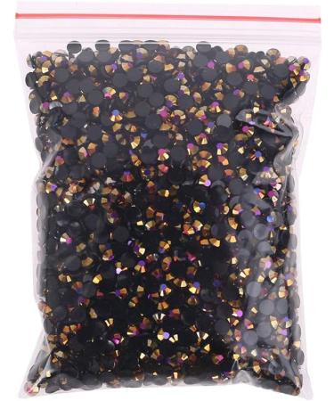 5000pcs Black Flat Back Round Crystal Rhinestones for Art - Buy Online on GoSupps.com