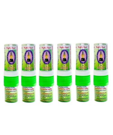 Hong Thai Traditional Lot de 6 crayons parfum s l'ar me herbal 100 % naturel Vert