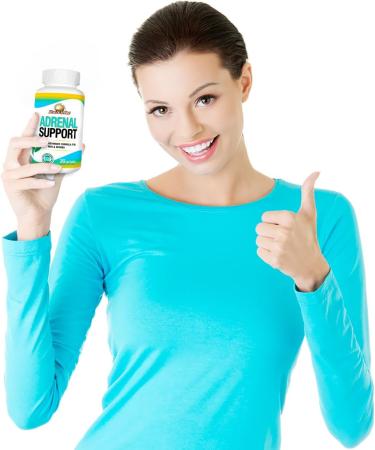 Rise-N-Shine Adrenal Daily Support Supplement - Help Revitalize Your Energy (30 Capsules) - Buy Online on GoSupps.com