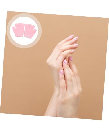 Healeved 8 Pairs Gel Moisturizing Gloves Moisturizing Half Gloves Hair Padding for Updos Grooming Glove Lotion for Men Women Gloves Soft Computer Moisturizing Lotion Pink Knitting Women's - Buy Online on GoSupps.com