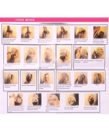 Chaungfu Big Bumpits Happie Hair Volumizing Inserts Set (Black) - 5 Pieces - Buy Online on GoSupps.com