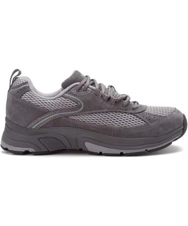 Drew Men's Aaron Comfortable Walking Shoe 11 XX-Wide - Grey Leather - Buy Online on GoSupps.com