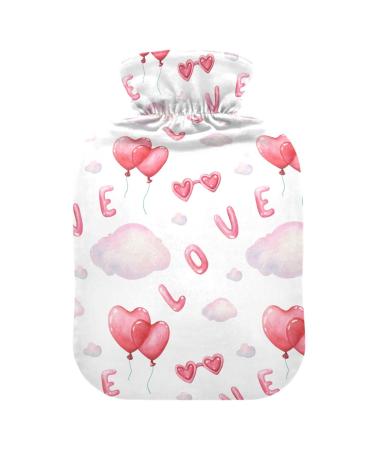 Love Balloons Valentine's Day Heat bottle with reference heat bottles for pain relief warm water bag heat bag for heat and cold therapy 2 L