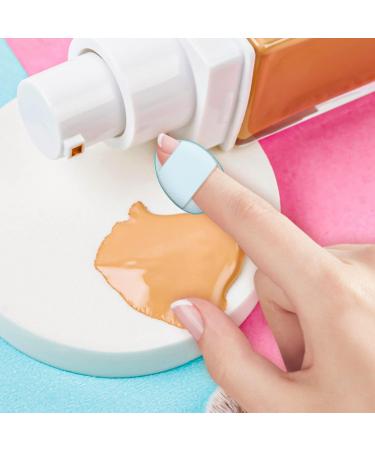 Sibba 25 Pack Puff Sponges - Beauty Blending Makeup Applicators for Liquid Foundation & Eye Makeup - Soft Pads in White Powder Black and Haut - Buy Online on GoSupps.com