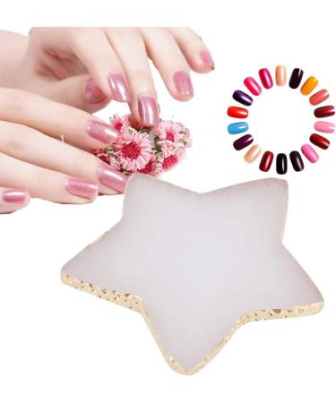 Fyearfly Nail Art Painting Palette - Harz Gel Color Mix Display Holder for Families & Salons | Manicure Tools - Star Transparent - Buy Online on GoSupps.com