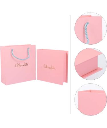 Abaodam 2 pcs Wedding Heart Count Present Unique Party Chocolate Bag Wrapping Day Shaped Carrying with Pinkx2pcs 15.1x15.1x3cmx2pcs - Buy Online on GoSupps.com