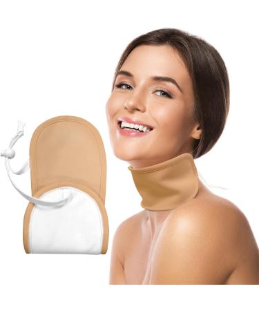Thyroid Castor Oil Neck Wrap-Castor Oil Pack for Thyroid Detox and Thyroid Support:Comfortable Reusable Thyroid Pack (Castor Oil not Included)