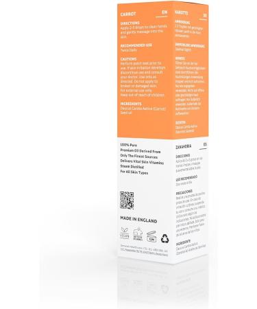 Dermavitamins 100% Pure Carrot Oil - 10ml | Natural Skin Care Solution - Buy Online on GoSupps.com