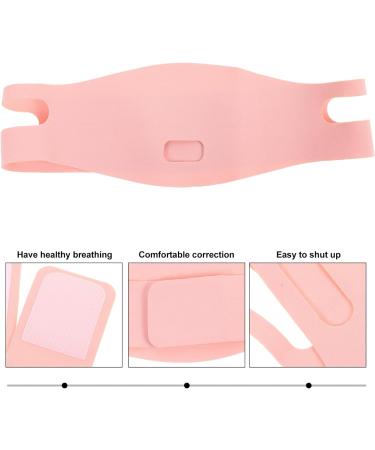 COHEALI 2Pcs Anti Snore Straps for Effective Snoring Prevention - Pink - Buy Online on GoSupps.com