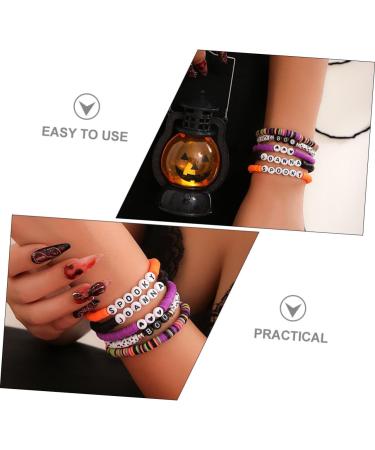 COHEALI 1 Set Bracelets Charm Bracelet Decor Beads Women Beaded Bracelet Wrist Jewelry Bulk Jewelry Festival Jewelry Bead Stretch Bracelet Halloween Jewelry for Teen Girls Clay Miss Letter - Buy Online on GoSupps.com