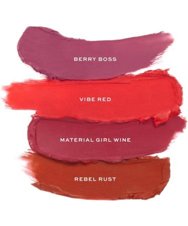 Makeup Revolution Lip Allure Soft Satin Lipstick - Vibe Red, All-Day Wear, Satin-luxe Finish - Buy Online on GoSupps.com