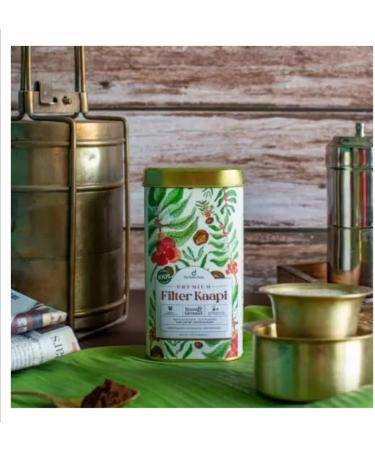 The Divine Foods Premium Filter Kaapi -Roasted & Grounded South Indian Filter Coffee - 100% Peaberry Coffee beans - Buy Online on GoSupps.com