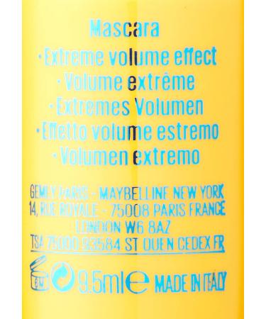 Buy Maybelline New York Volum' Express The Colossal GO Extreme Mascara - Waterproof Black 9.5ml with Double Pump Brush | International Shipping - Buy Online on GoSupps.com