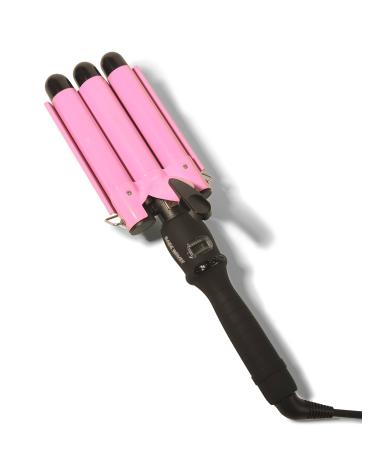 Trademark Beauty Babe Waves 3 Barrel Curling Iron Hair Waver 1 Inch Quick Heat Adjustable Temperature Hair Curler Perfect Beach Waver Hair Styling Tools 25mm Standard Ceramic Wand Pink 3 Barrel (1 Inch) - Buy Online on GoSupps.com