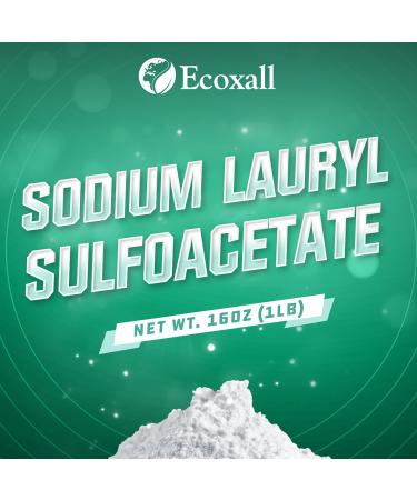 Pure Sodium Laury Sulfoacetate SLSA - 2lb - Bath Bomb Additive, Gentle on Skin, Surfactant & Latherer - Ecoxall Chemicals - Buy Online on GoSupps.com