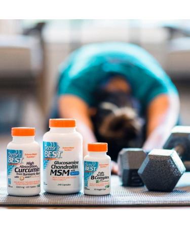 Doctor's Best Fully Active Folate 400 mcg, 90 Vegan Capsules, Vitamin C, Gluten-Free, Non-GMO - Laboratory Tested and Highly Dosed - Buy Online on GoSupps.com