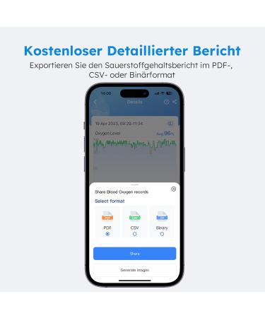 Buy Pulsoximeter Wrist Portable Oxygen Saturation Monitor with Bluetooth Real-Time Tracking & Vibration Alarm | 16-Hour Battery Life - Buy Online on GoSupps.com