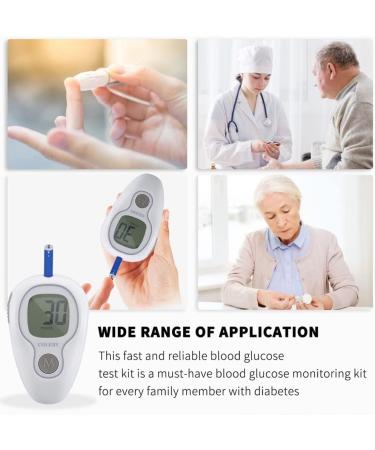 Blood Glucose Monitor G-427B Testing Kit with 100 Strips & Lancets - Portable Home Blood Sugar Test Kit (Upgraded Needle) - Monitor Set - Buy Online on GoSupps.com