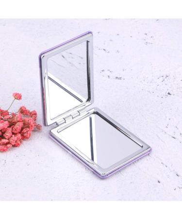 1pc Pocket Mirror Portable Mirror Travel Round Mirror Womens Wallet Pu Mirror Double Side Mirror Folding Mirror Travel Small Mirror for Purses Miss Rearview Mirror Make up - Buy Online on GoSupps.com