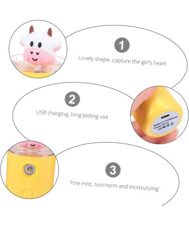 Didiseaon Moisturizer Mini Humidifier Small Diffuser Mist Sprayer Humidifier Cartoon Face Steamer - Buy Online on GoSupps.com