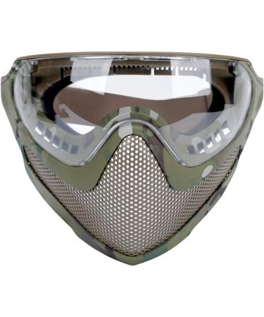 ATAIRSOFT Tactical Full Face Mask Set - 2 Modes Anti-Fog Goggles & 3 Lenses for Ultimate Airsoft Protection | International Shipping Available - Buy Online on GoSupps.com